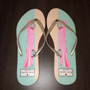 nwot kate spade nassau thong sandal